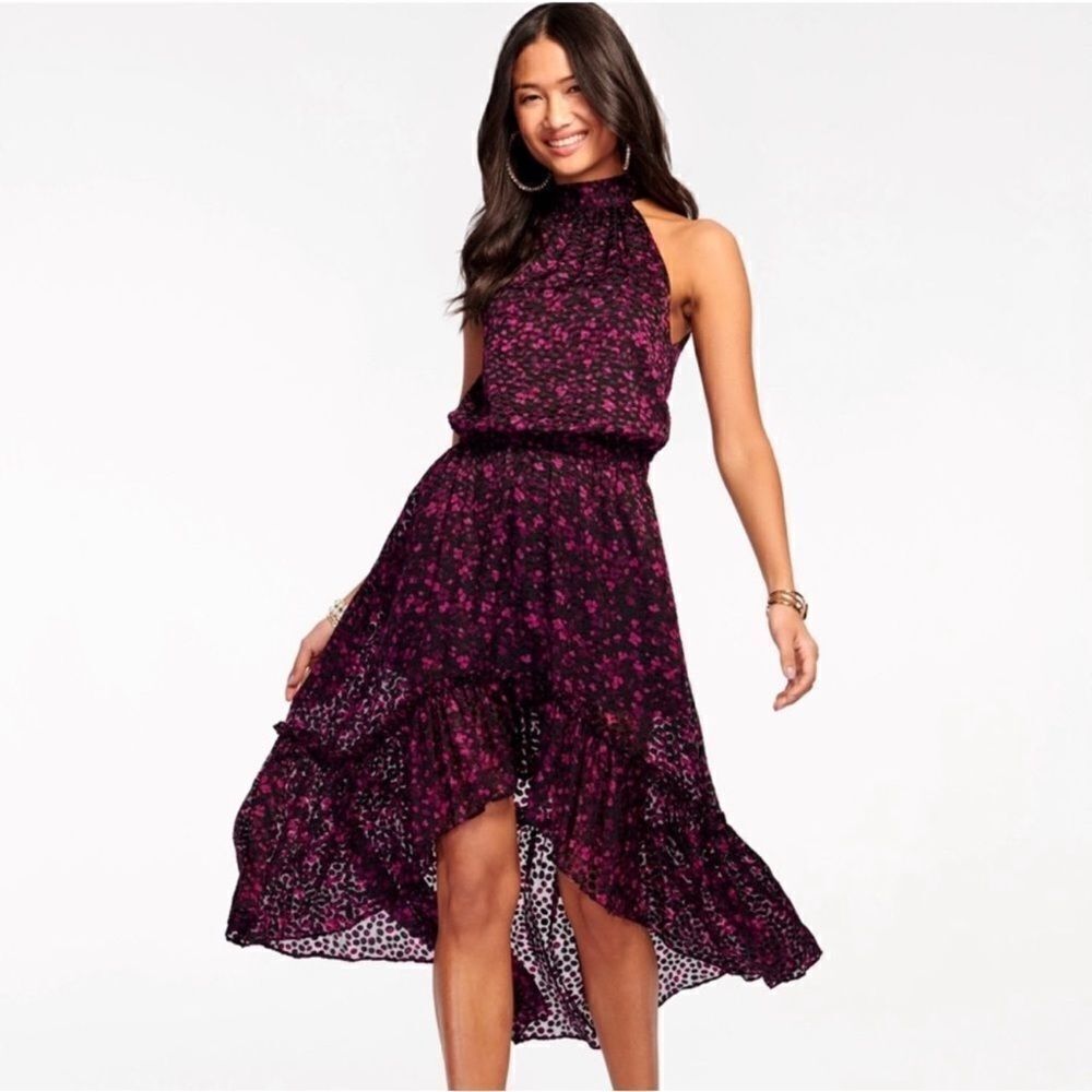 Ramy Brook Eva Halterneck Midi Dress in Plumberry
AB15